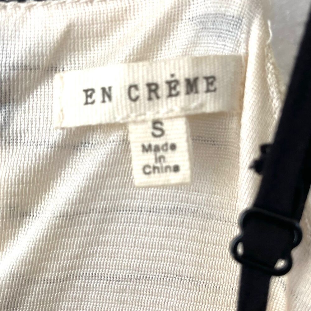 En Crème black and white striped sleeveless dress - Picture 5 of 12